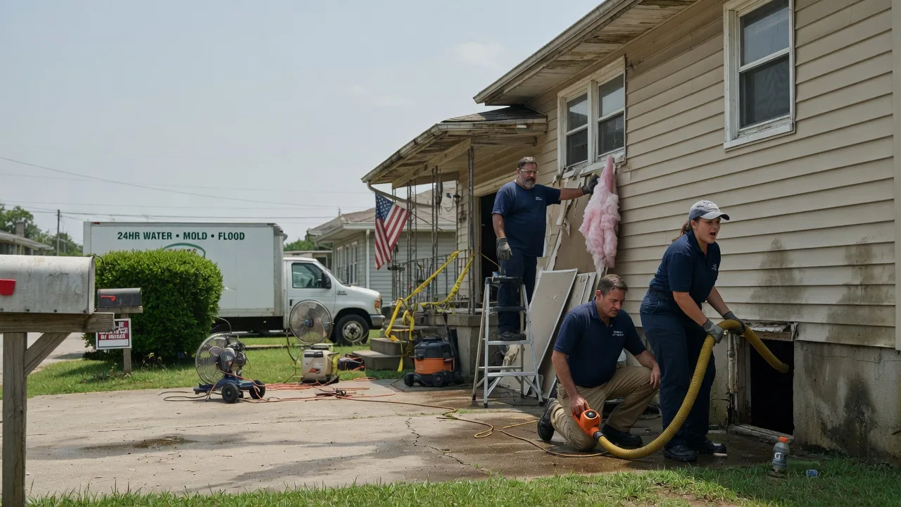 Water Damage Repair in Hollister, OK near me